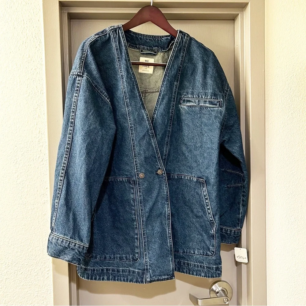 NWT Free People Mathis Denim Jacket - Picture 5 of 7